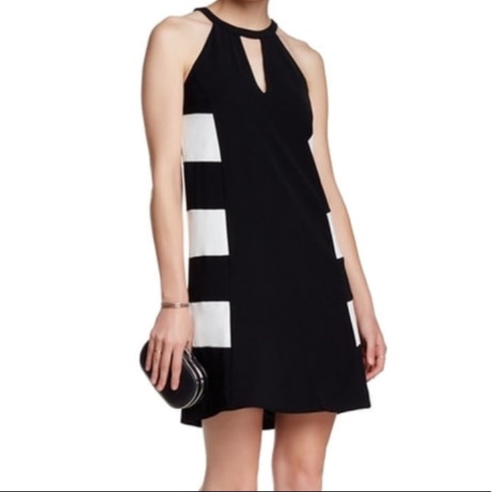 Black keyhole Parker dress
